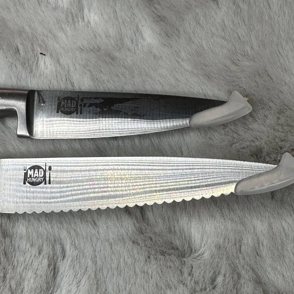 Mad Hungry 2 Piece‎ Knives Professional Steel Forge Prep Kitchen